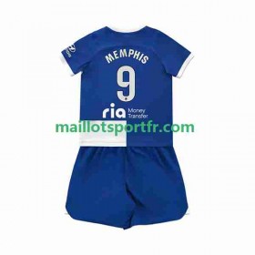 Maillot de Foot Atlético Madrid 2 Memphis Depay 9 Enfant Exterieur 2023/24